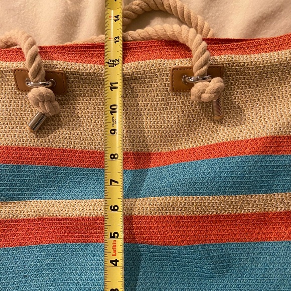 Kelly & Katie woven straw tote *NWOT* - Picture 7 of 9